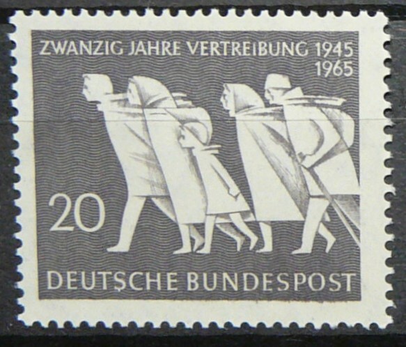 Germany Stamp - Refugees_1965 - MNH.