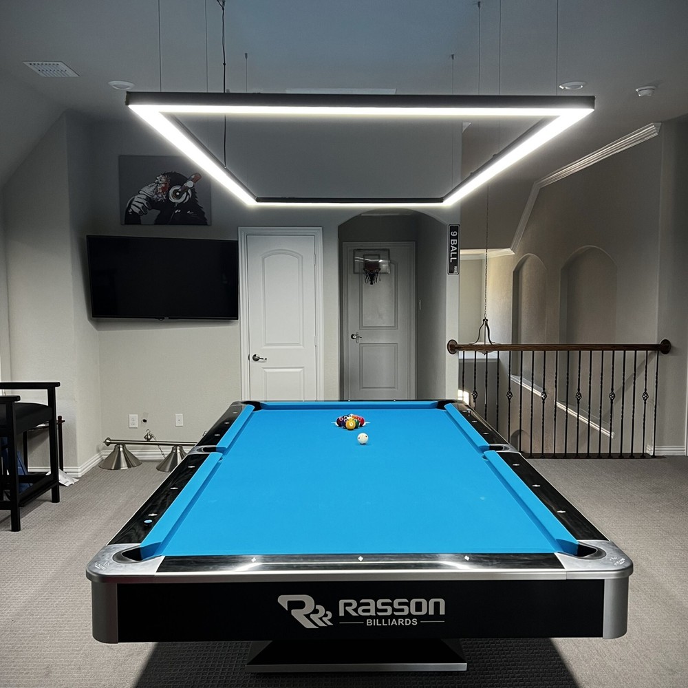 7FT Dimmable Perimeter Billiard Lights Modern LED Pool Table Lighting