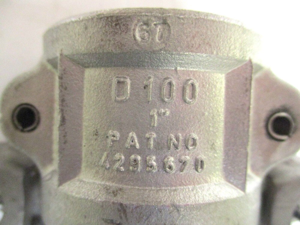 DIXON , 1" SST FNPT x COUPLER , TYPE-D , SURPLUS