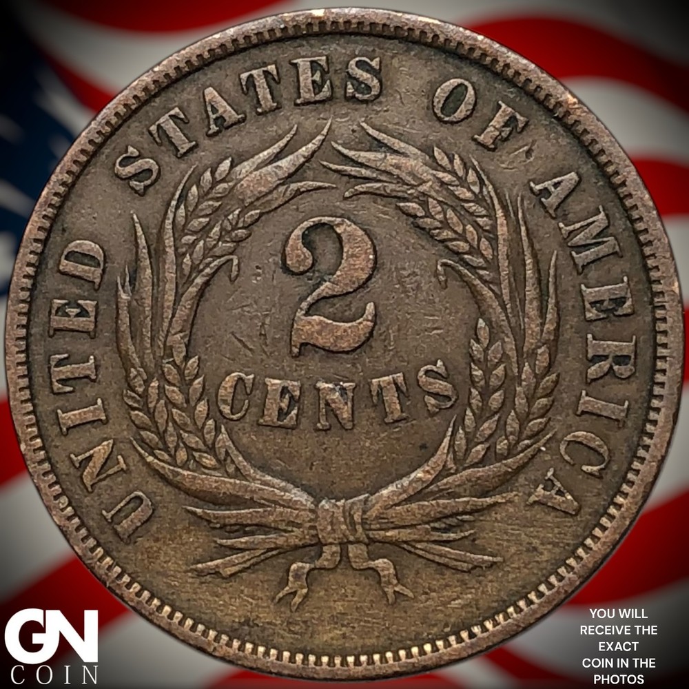 1866 2 Cent Piece Z4420