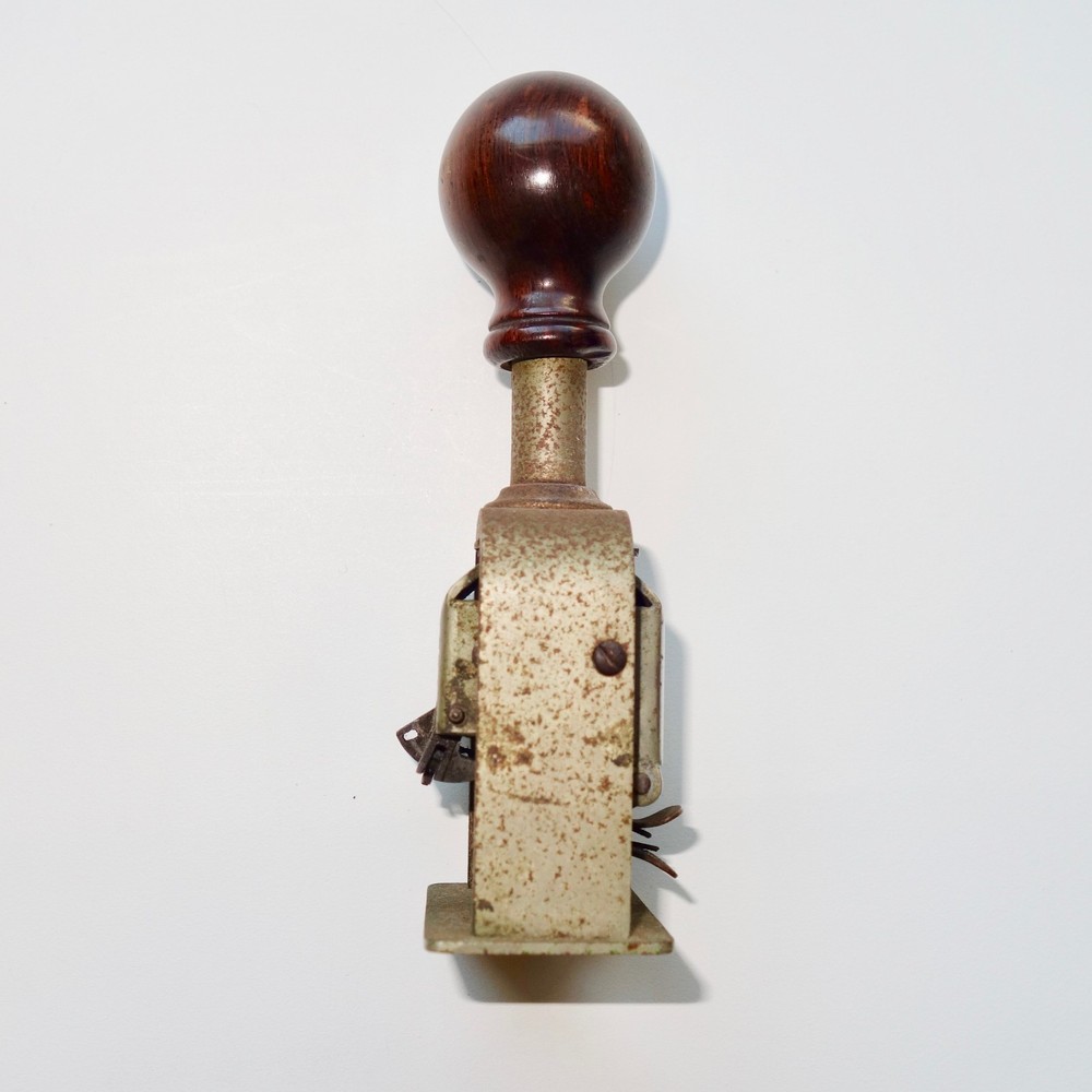 Vintage Bates Machine Co. Model 49A Numbering Machine- Made in England