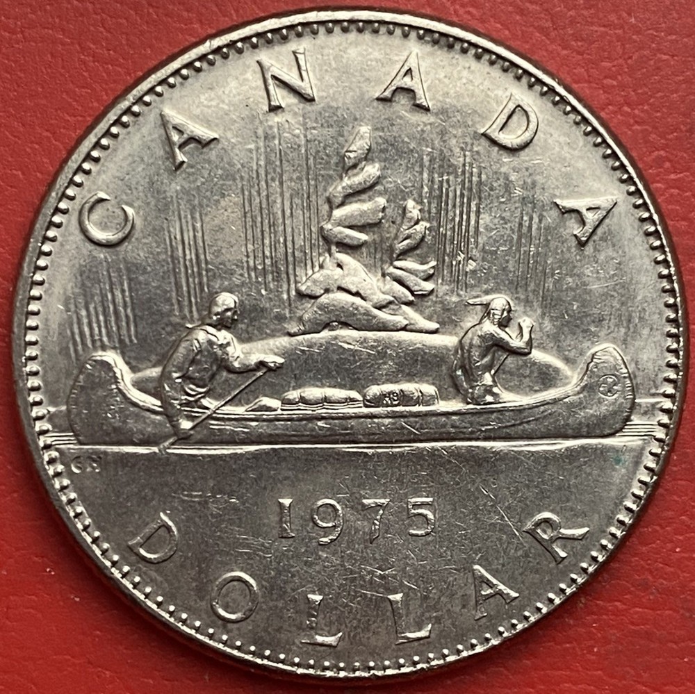 Canada 🇨🇦 1975 $1 One Dollar coin