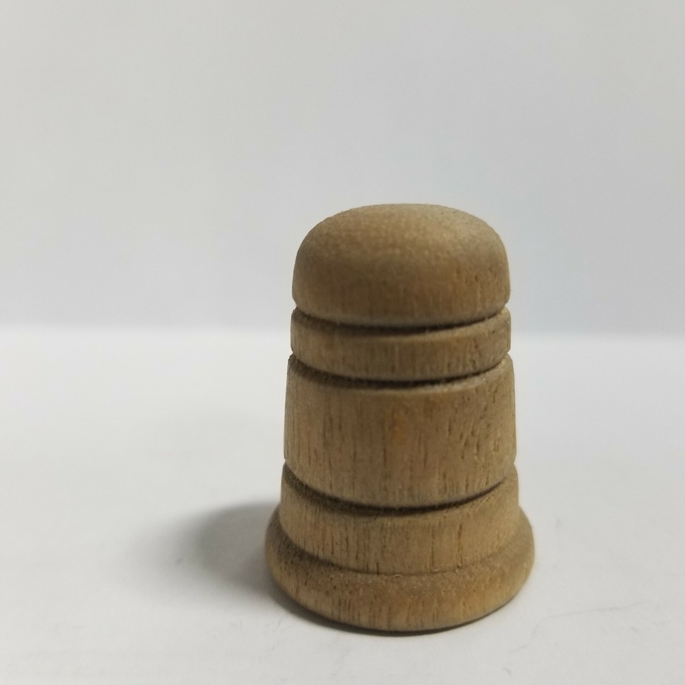 Wooden Hand Painted Thimble