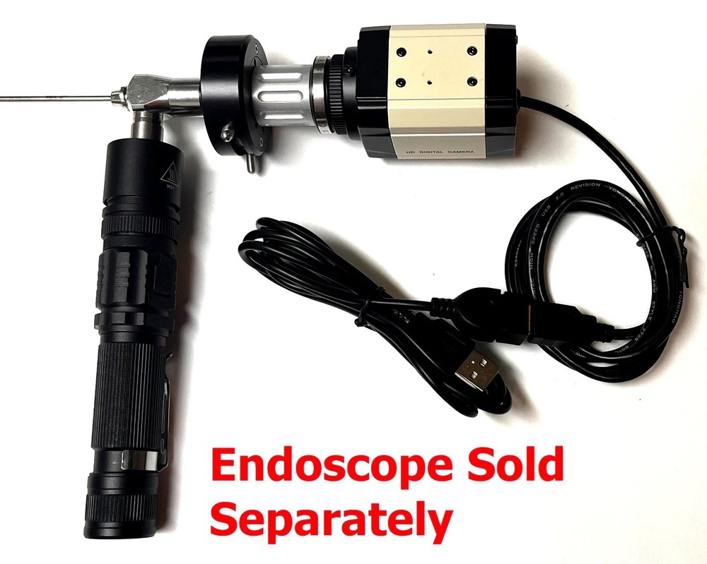 Rigid Endoscope HD 4K 8MP USB Video Camera Head+Coupler+Light Source+PC; Dyonics