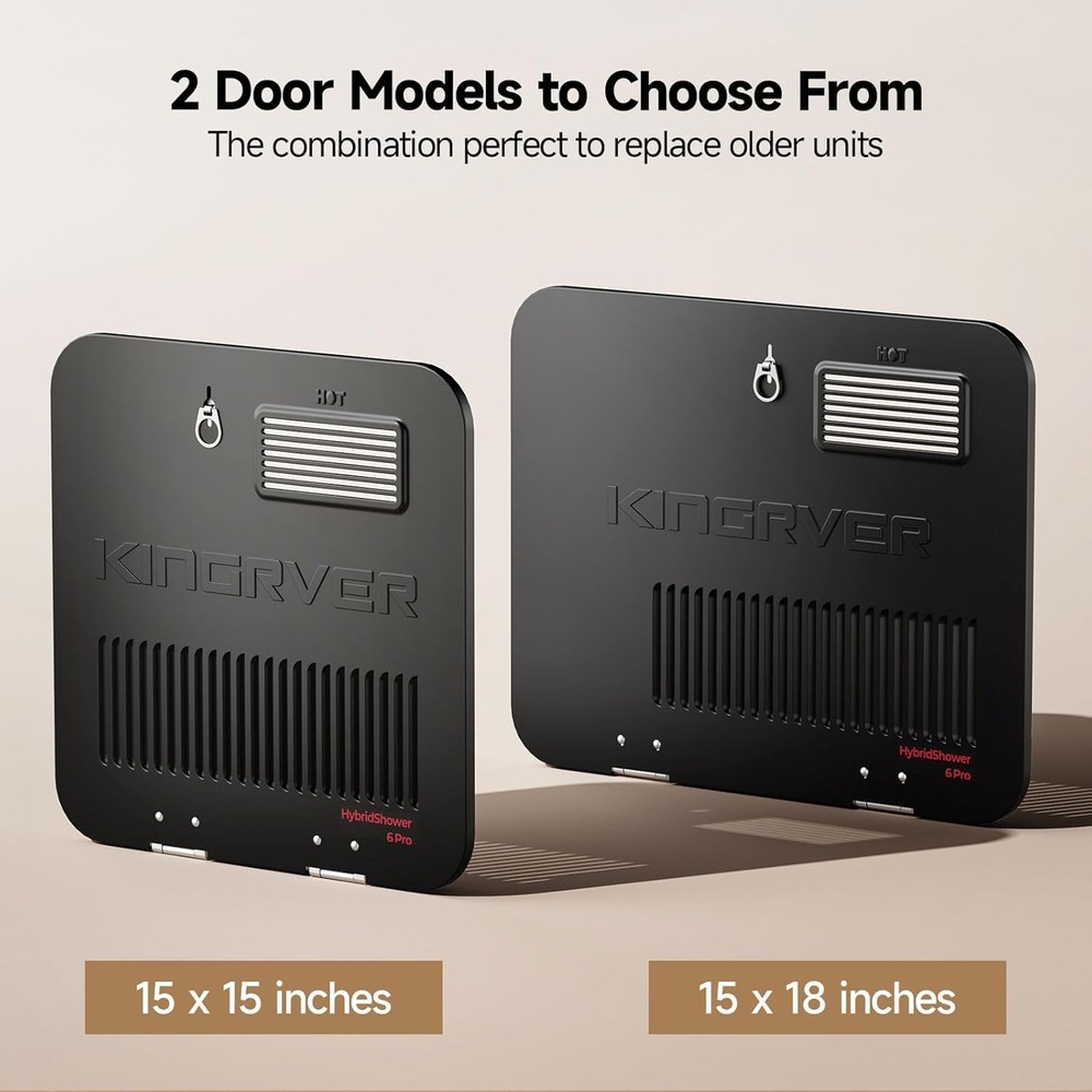 RV Water Heater 6 Gallon Tank Propane Gas & Electric with Powered Anode Rod