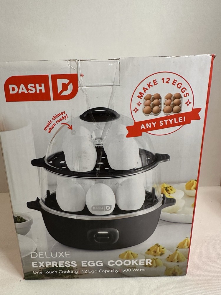 Deluxe Express Egg Cooker New In Open Box TESTED