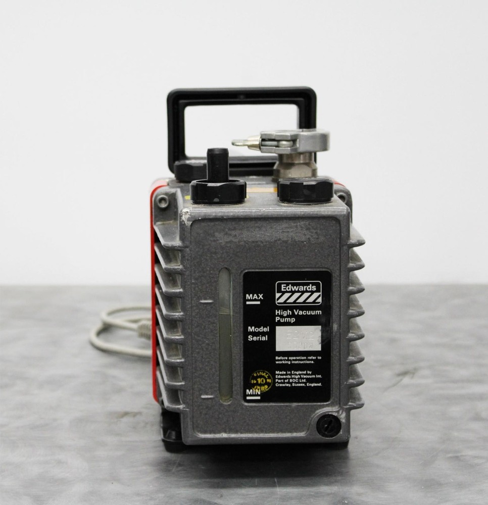 Edwards E2M2 Rotary Vane 2-Stage Vacuum Pump 208/230V Pulls to 30 Microns