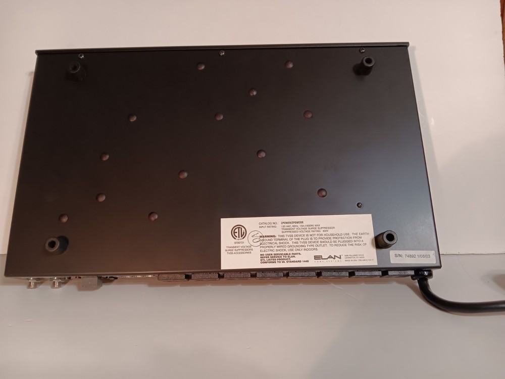 Elan Power Controller (Programmable Home Theater Power & Surge Component)