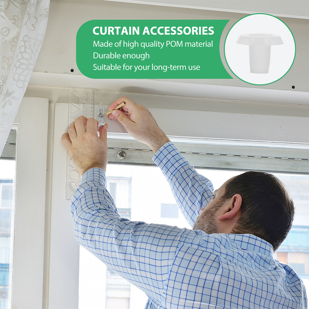 40Pcs Blinds Accessory Window Blinds Components Rail Button Plugs