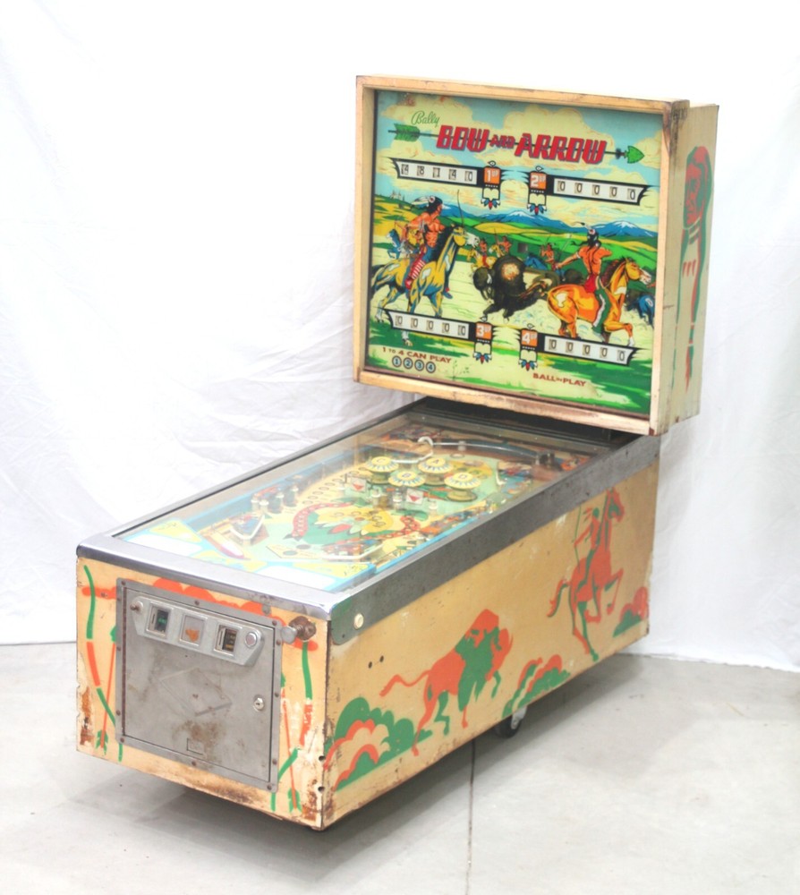 Bow and Arrow Pinball Machine (Bally, 1974)