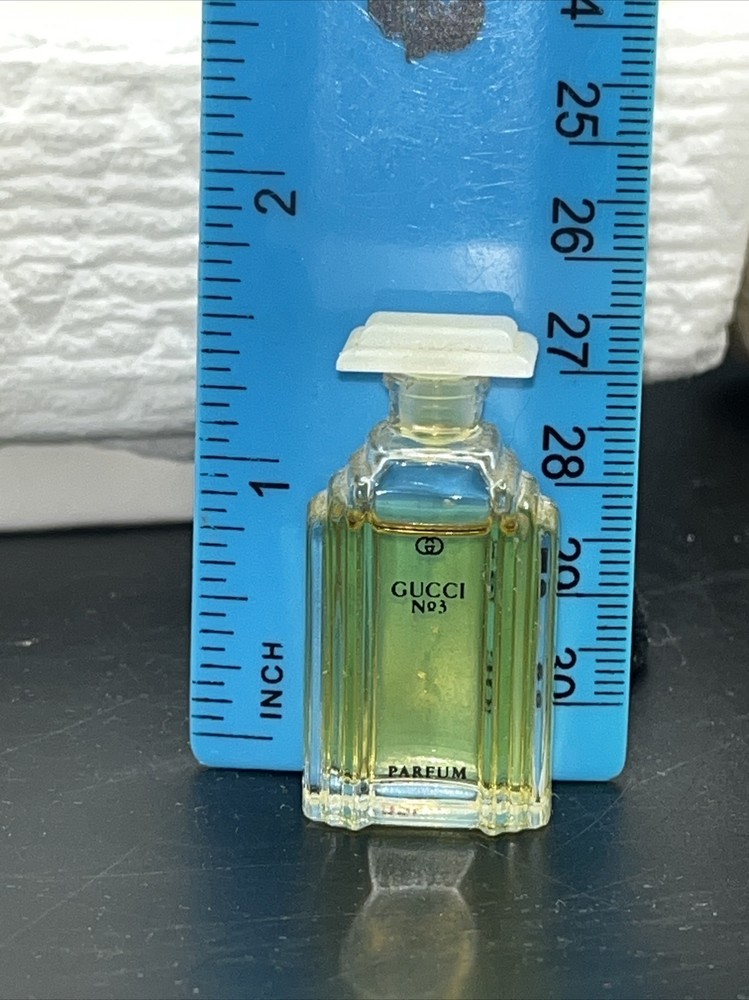 Vintage Gucci 3 perfume mini bottle