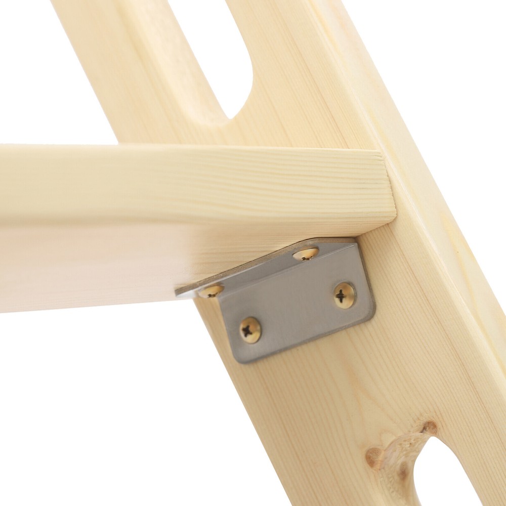 5 Steps Solid Wood Bunk Bed Ladder for Safe, Space-Saving Climbing