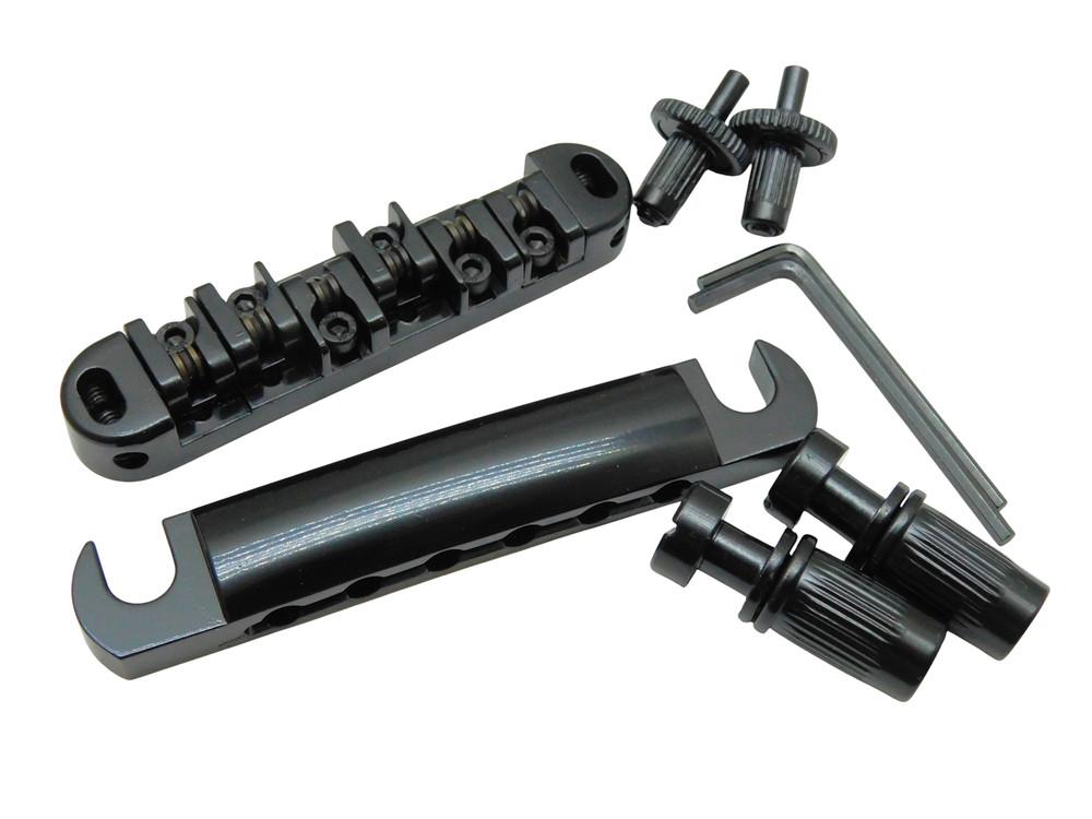 Black Roller Saddle TOM Bridge with Stop Tail SMALL POST