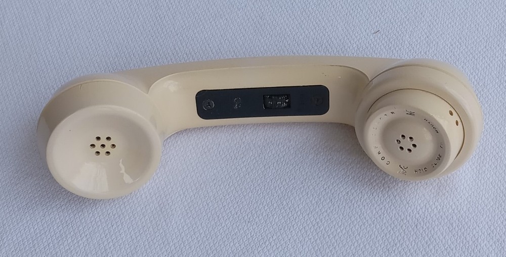 Volume control handset G6 Ivory Modular With Confidencer
