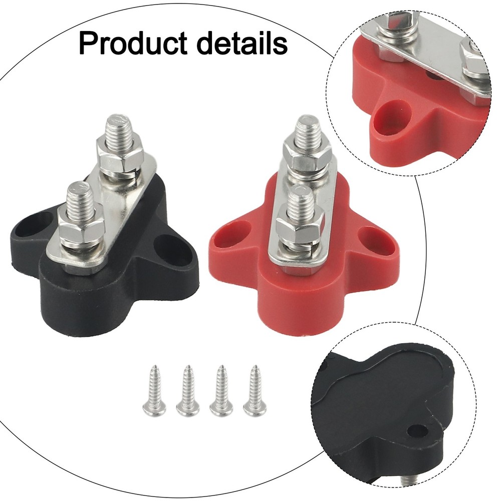 M6 Dual Connection Bolt Battery Terminals for Efficient Power Distribution