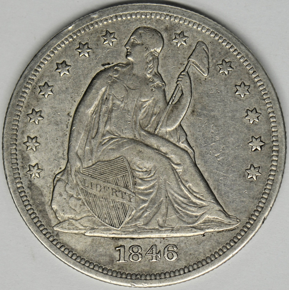 1846 Seated Liberty Silver Dollar - ✪COINGIANTS✪