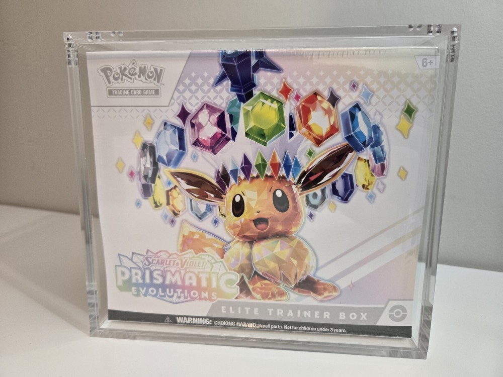 Pokemon Elite Trainer Box (ETB) MAGNETIC Acrylic Display Case