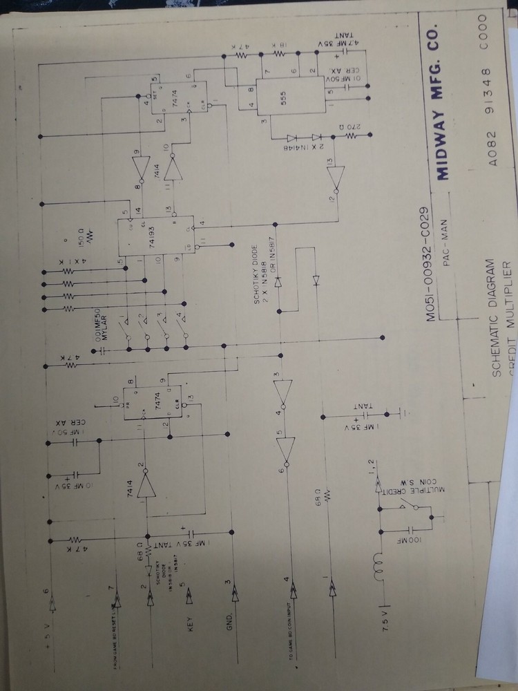 Rally X Cocktail Table Schematics - Midway #20