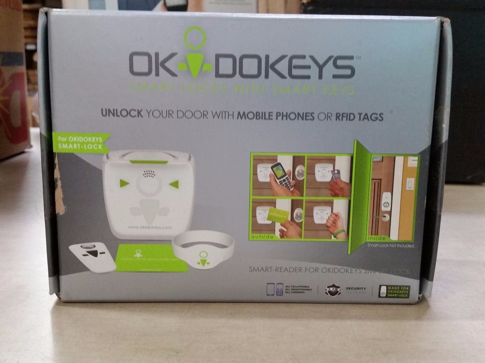 OKIDOKEYS Smart Lock System Smart Reader Classic Access-Pack Bluetooth RFID