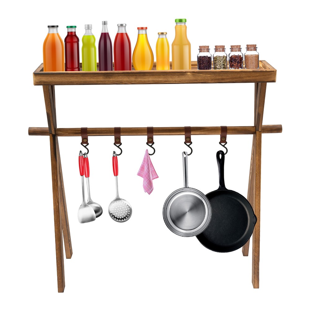 Multi-function Stand Rack Tools Outdoor Storage Camping Hangong Rack & Holder