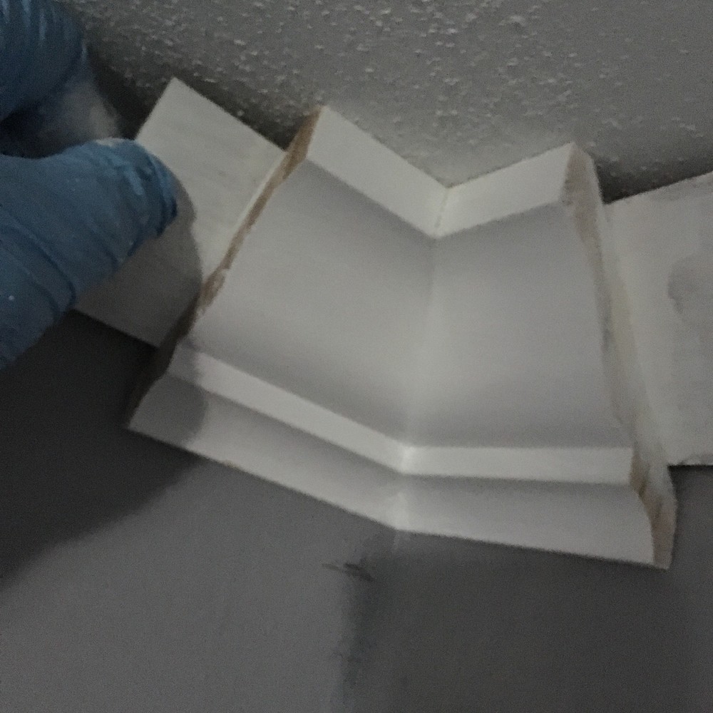 Crown Moulding inside Corner Blocks made from wood 3 pack (pine)