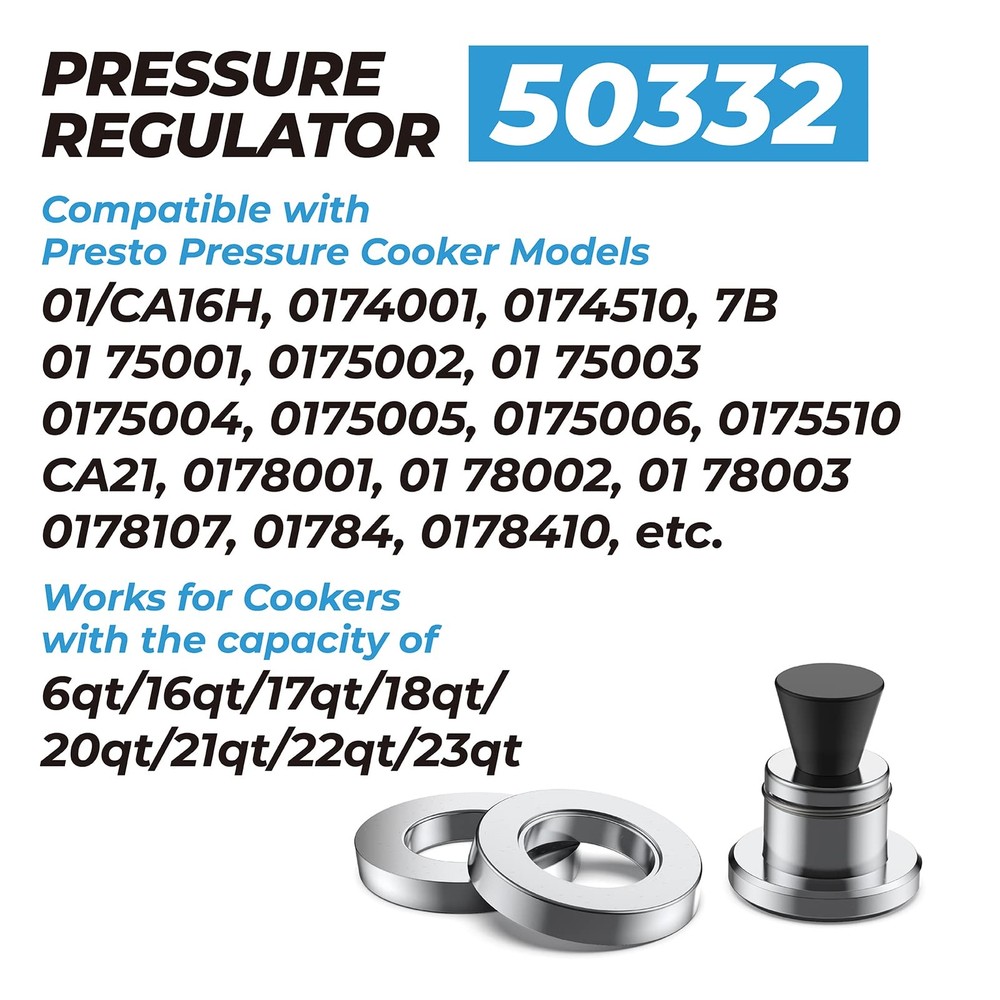 Pressure Canner Regulator Weight Replacement for Presto 5-10-15 lb