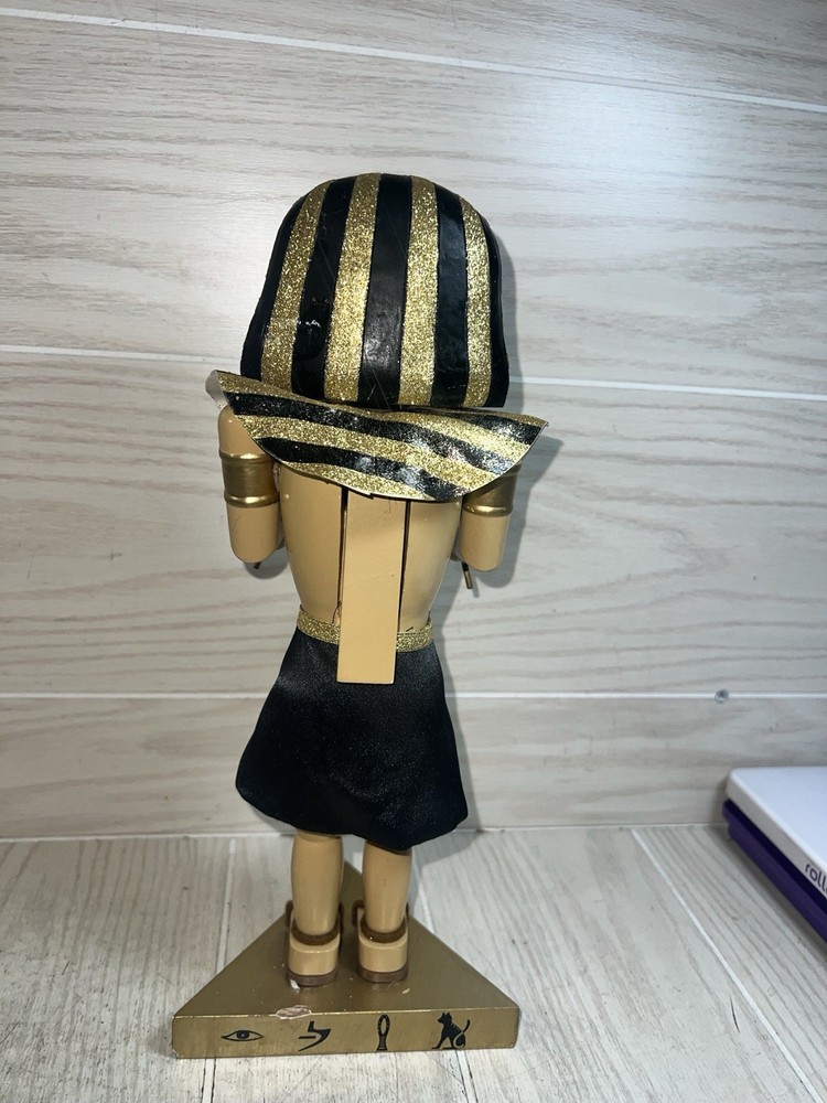 RARE Nutcracker Village Egyptian Pharaoh 2003 HTF Read Description