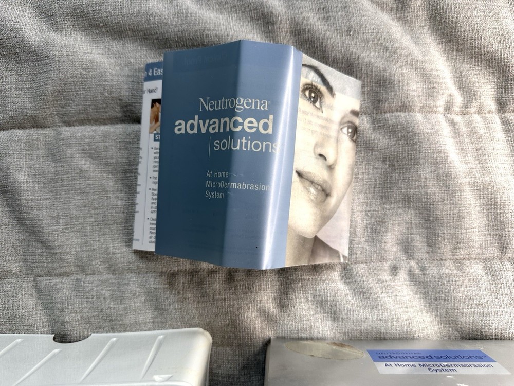 Neutrogena Advanced Solutions At Home Microdermabrasion Kit System TESTED WORKS