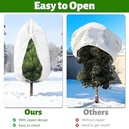 Plant Covers Freeze Protection White