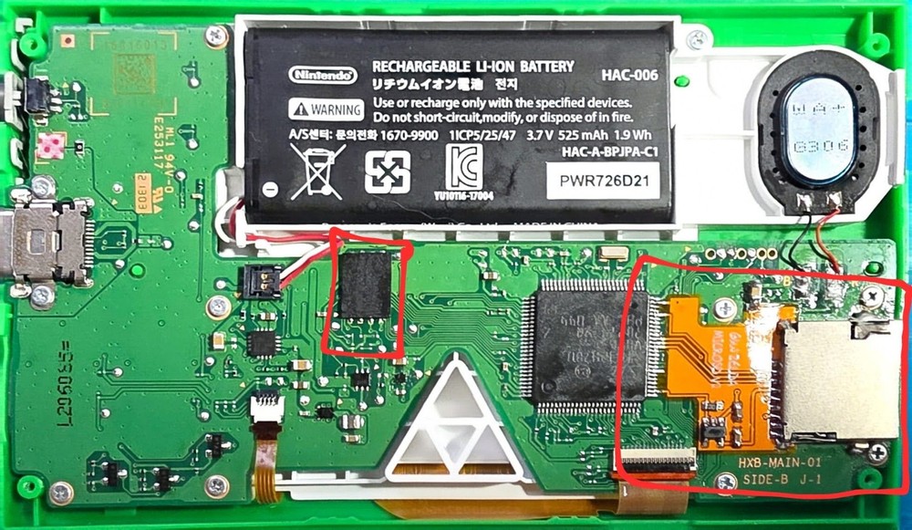 Zelda Game & Watch SD Mod Kit (Components Only)