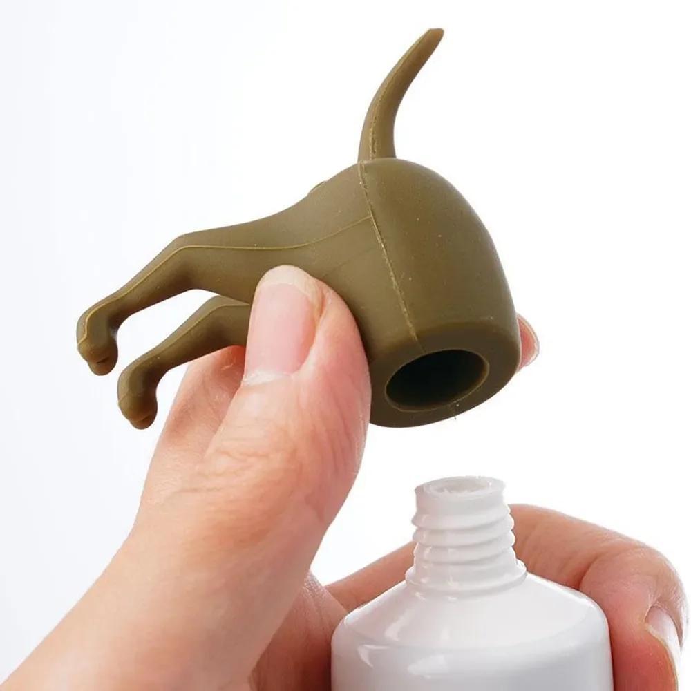 3x Pooping Dog Butt Toothpaste Toppers Toothpaste Squeezer Toothpaste Cover Caps