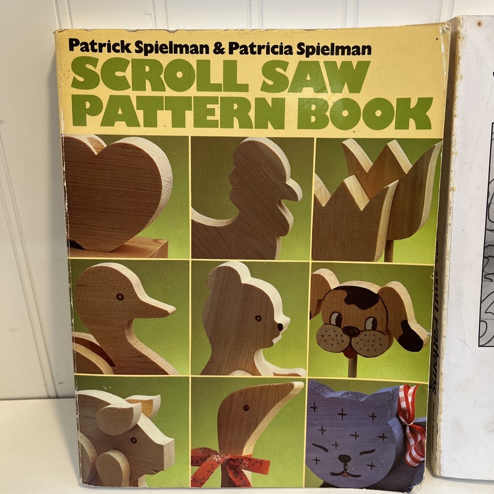 Two Books- Scroll Saw Pattern Book & Scroll Saw Handbook With Patterns- Patrick