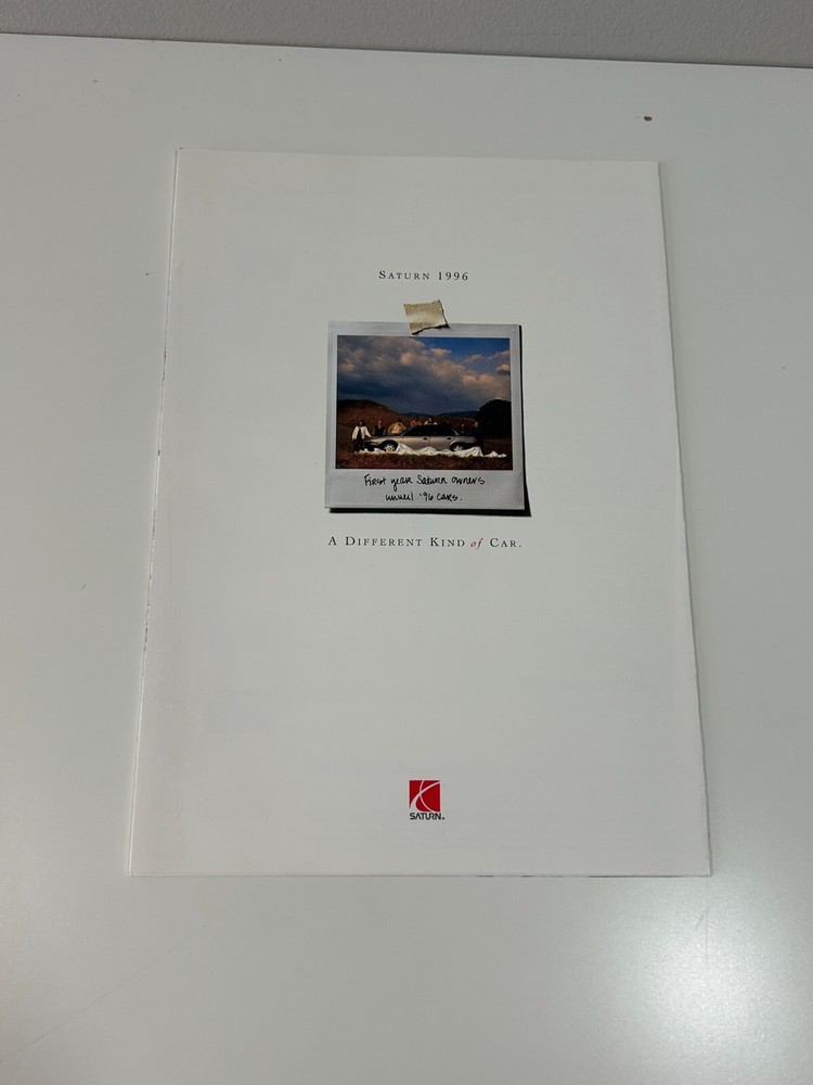 1996 Saturn sales brochure Excellent