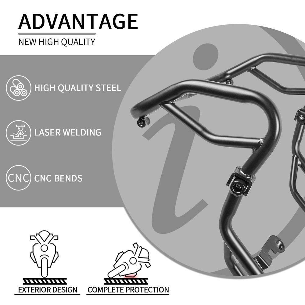 Sissy Crash Bar Stunt Cage Engine Guard Frame Falling Protector For 2025 ADV 160