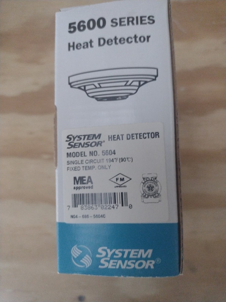SYSTEM SENSOR 5600 SERIES HEAT DETECTOR