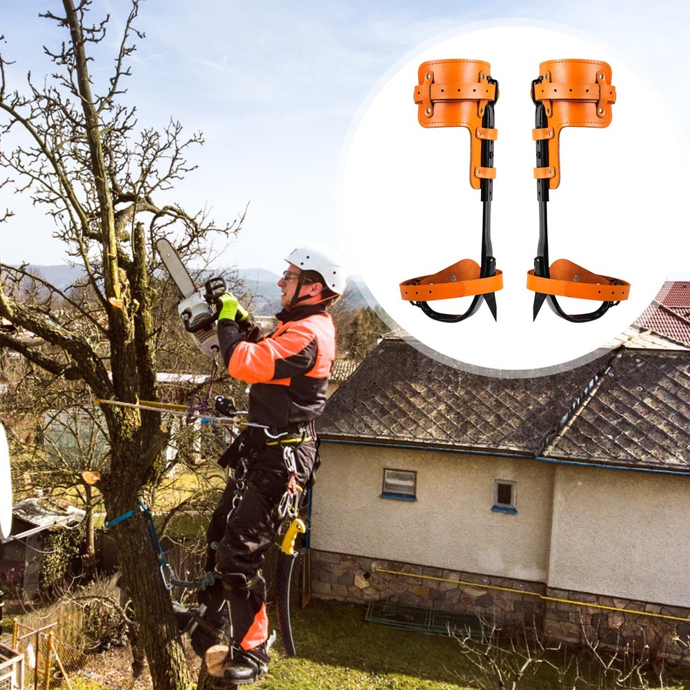 Tree Climbing Spike Set with Safety Belt for Tree Work Camping Accessories