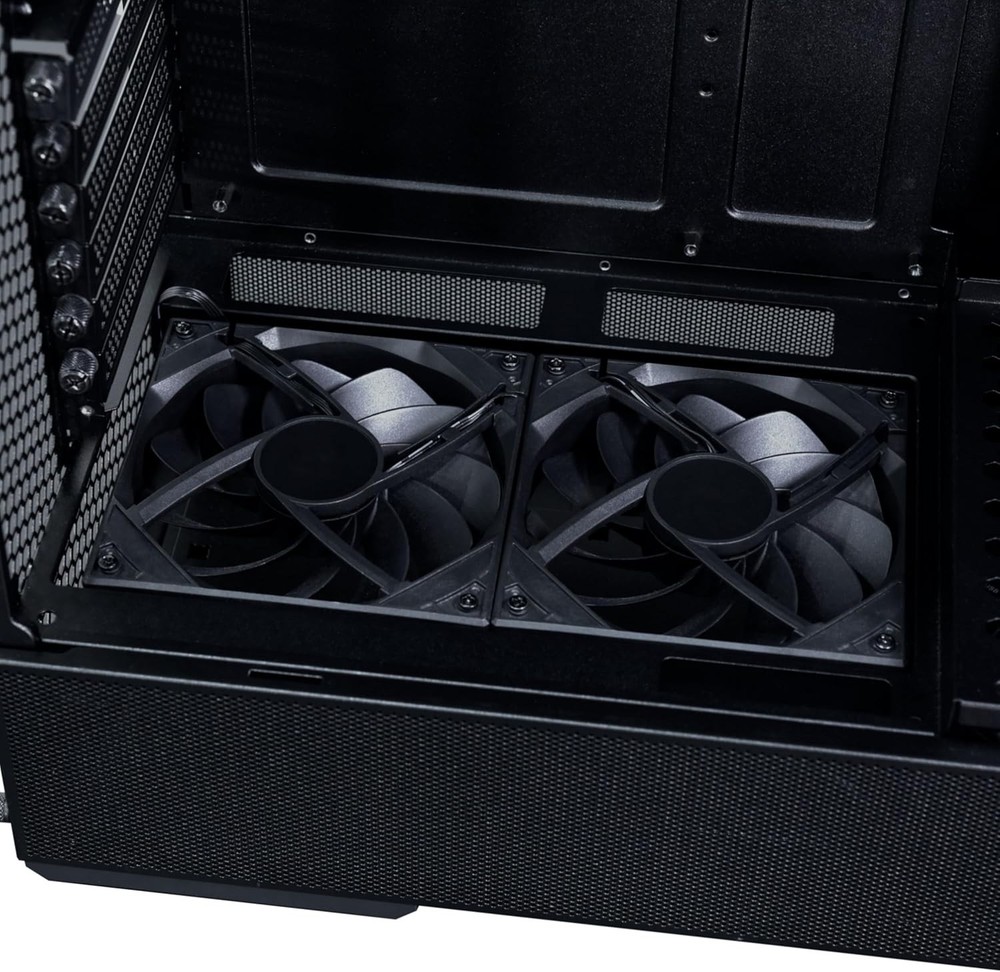 Gabinete de computadora ATX digital 207 con pantalla LCD integrada, paneles de
