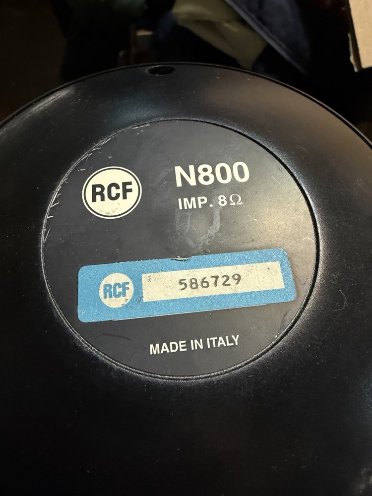 Rcf N800 Driver And Horn
