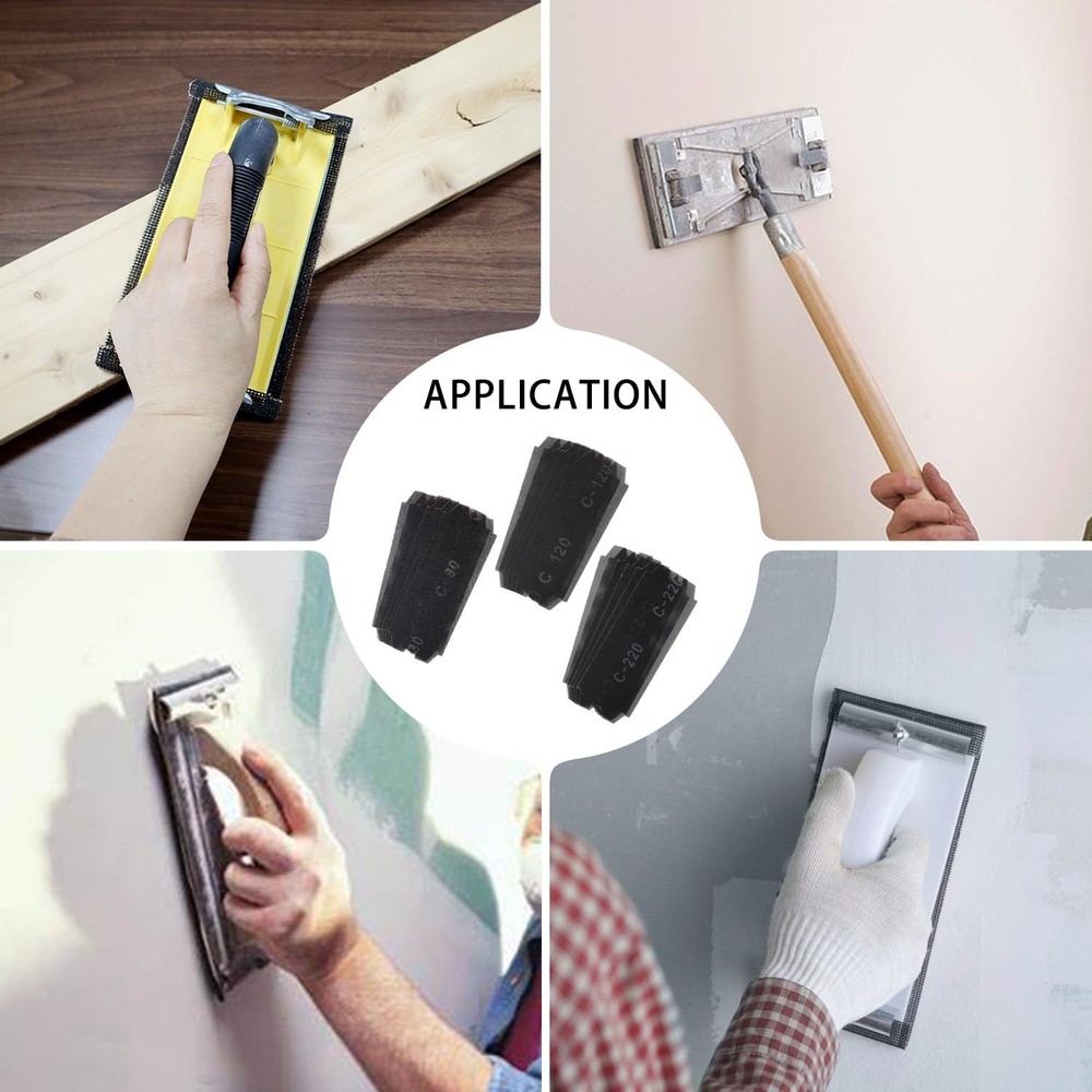 Professional Double-Sided 18 PC Drywall Sanding Sheets - Convenient Mesh Design