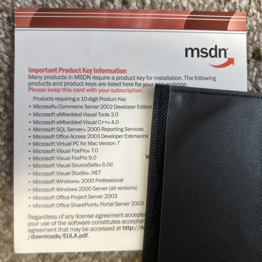 Lot of MSDN Microsoft Developer Discs Library and Cases Longhorn And 2000