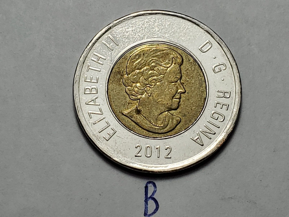 2012 New Generation Security CANADA 2 Dollar Toonie Coin b