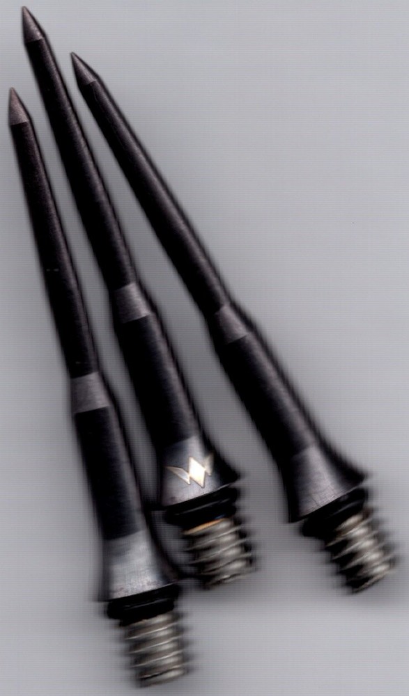 MISSION BLACK TITANIUM Smooth 30mm 2ba Conversion Dart Points: 3 per order