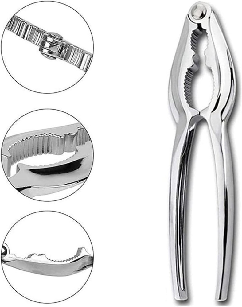 19PCs Seafood Tools Set Nut Cracker Set includes 4 Crab Crackers 4 Forks