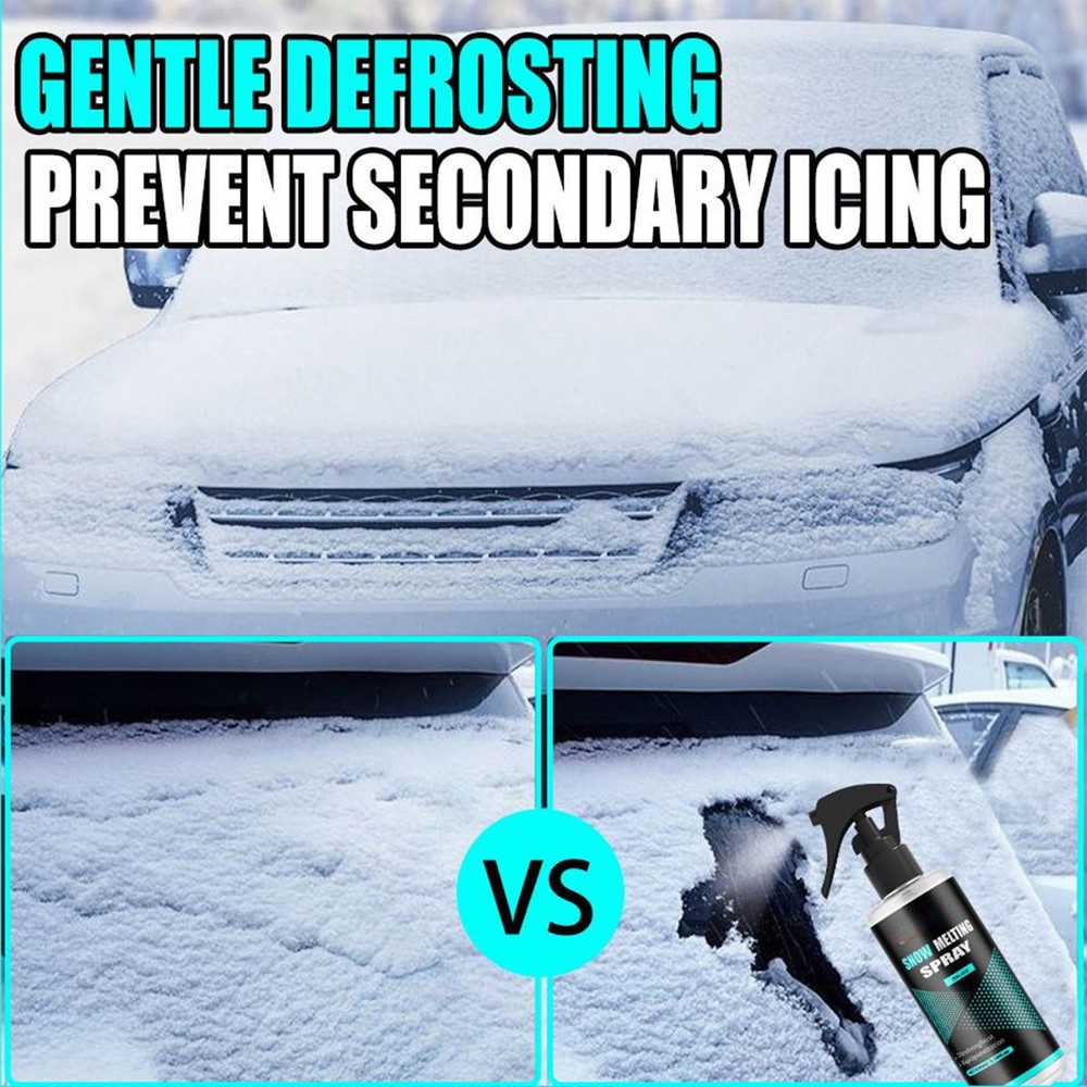 Snow Melting Spray Windshield Spray De-Icer 100ml