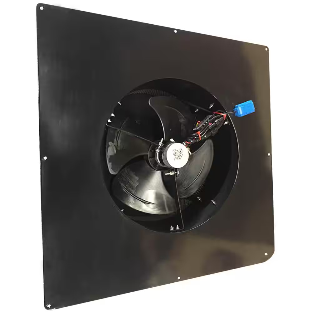 30-Watt Black Solar Powered Attic Fan