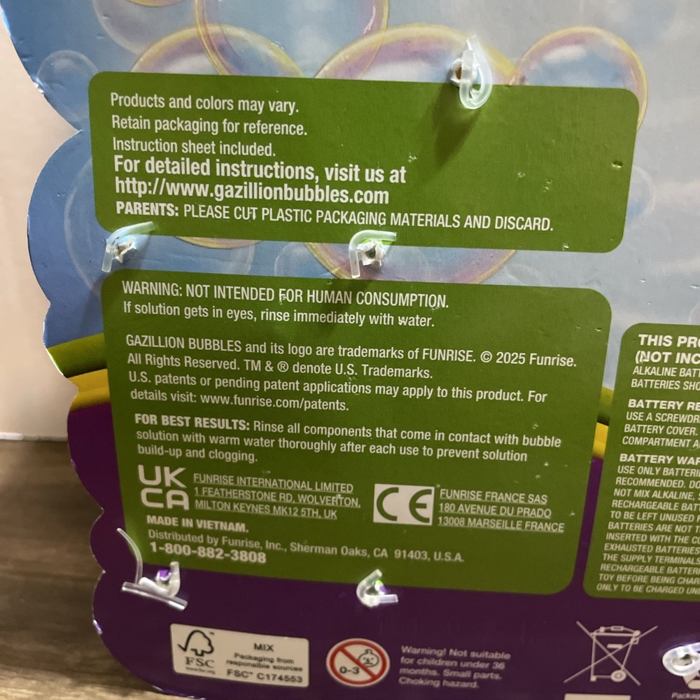 Vortech Wand Gazillion Bubbles Includes 4oz bubble solution C7