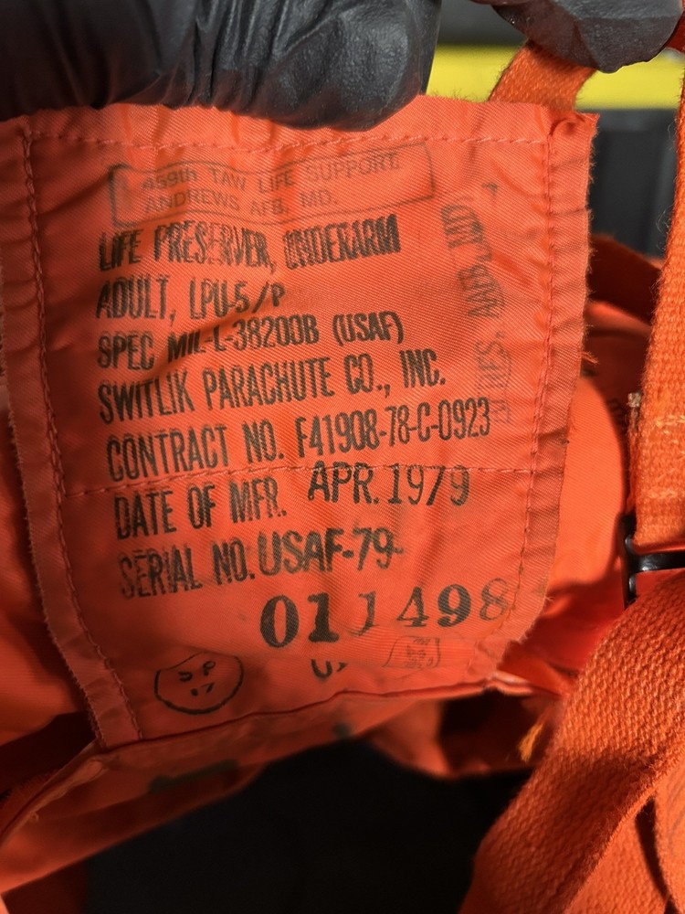 VINTAGE AIR FORCE PFD LPU-5/P