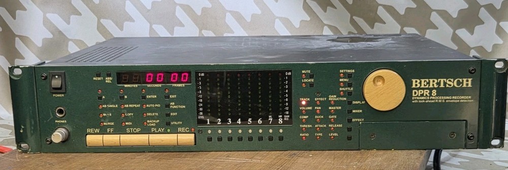 BERTSCH DPR 8 Dynamic Processing Recorder – Professional Data Recording System
