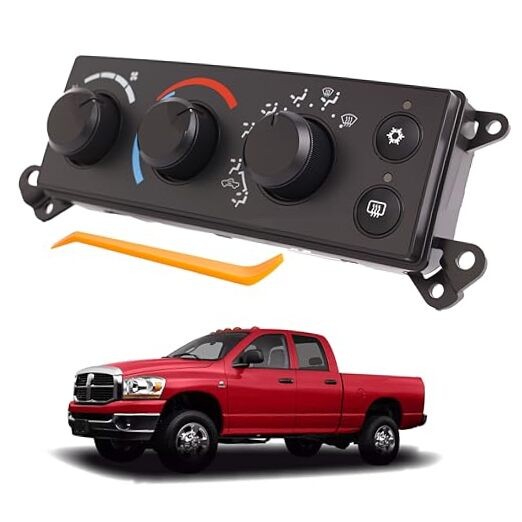 A/C Climate Control Module Panel Fits for 2006-2008 Dodge Ram 1500 Air