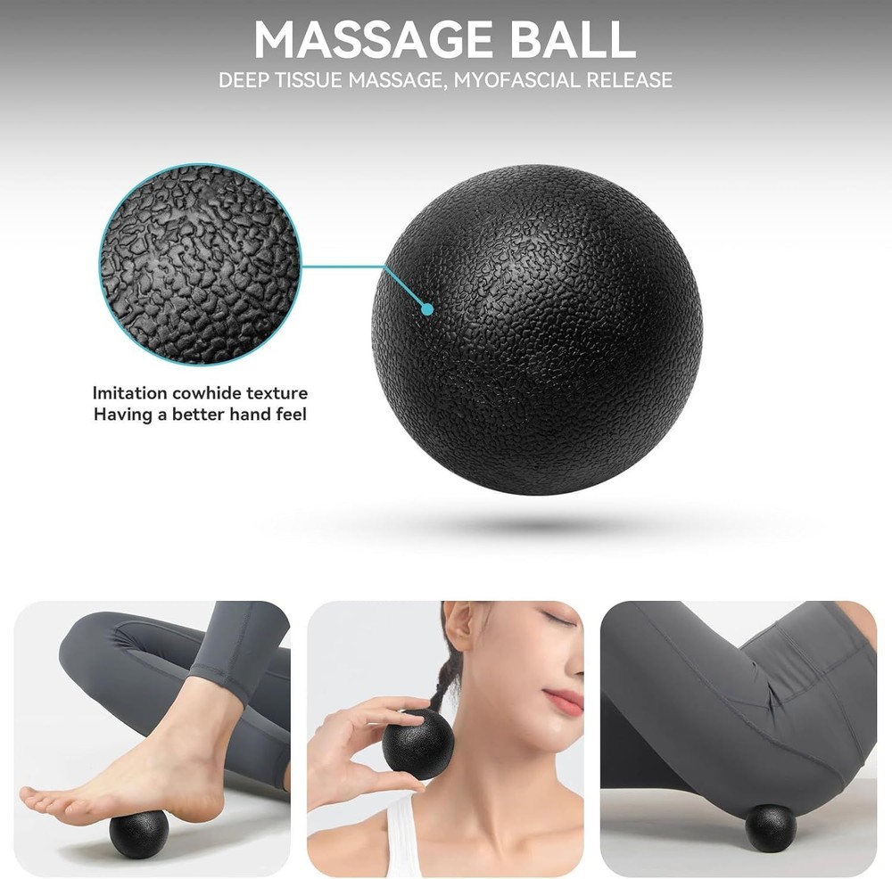 KRIGHTLINK 5 IN 1 FOAM ROLLER SET FOR DEEP TISSUE MUSCLE MASSAGE
